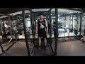 500 rack pull, Lower Body workout (post stem cell procedure)