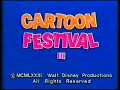 Original VHS Opening Cartoon Festival III UK Pre Cert Tape