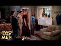 Unexpected Visitors The Harpers Best Doorway Chats Two And A Half Men