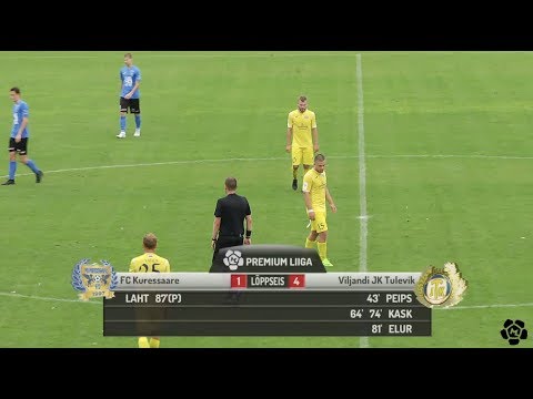 26. voor 2018: FC Kuressaare - Viljandi JK Tulevik 1:4 (0:1)