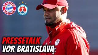 "Die Allianz Arena ist ein besonderer Ort" | Müller & Kompany vor FC Bayern - Bratislava | PK
