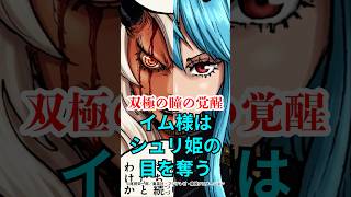 【ワンピース】双極の瞳の覚醒！イム様はシュリ姫の目を奪う ※最新話ネタバレ注意 #ワンピース #onepiece #考察
