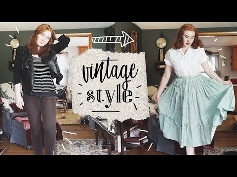 Vintage Style: How to Start? || Where to Shop, Hair/Makeup, Etc!
