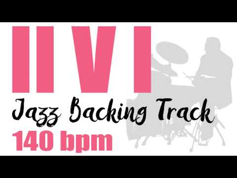 2-5-1 Jazz Backing Track - 140 BPM - C Major