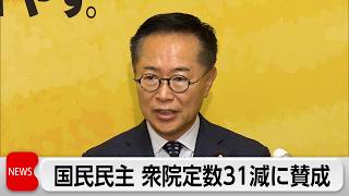 国民民主党 比例31議席削減に賛成 古川氏「多党化の時代の選挙制度」