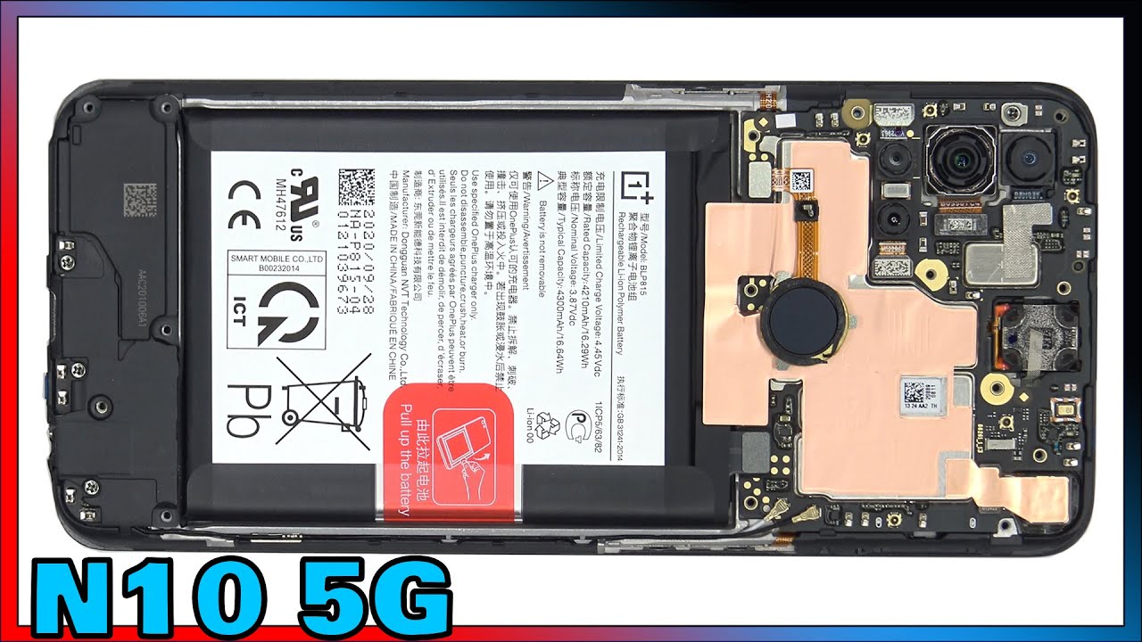 OnePlus Nord N10 5G Disassembly Teardown Repair Video Review