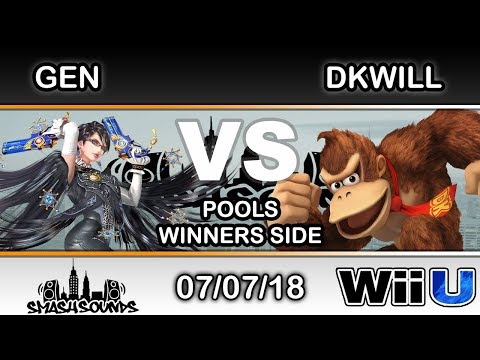 Smash Sounds - Ho3K | Gen (Bayonetta) Vs DKwill (Donkey Kong) C3 W Final - Smash 4