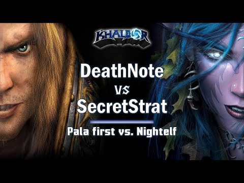 ► WarCraft 3 - Deathnote (Hu) vs. SecretStrat (NE) - Human vs. Nightelf