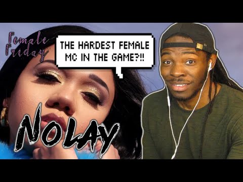 AMERICAN REACTS TO NOLAY [GODMOTHER, PTSD, VENDETTA] (UK RAP REACTION) (CRAZY!) Female Fridayz Ep. 5