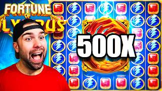 The RARE 500x MAX MULTI HIT On Fortune Of Olympus...