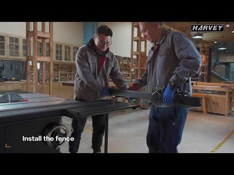 Harvey Woodworking - Sliding Table Assembly Video