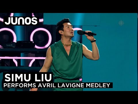 Simu Liu performs a medley of Avril Lavigne hits | 2023 Juno Awards