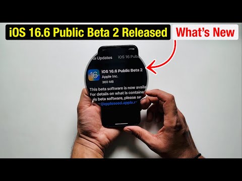 iOS 16.6 Public Beta 2 Released - What’s New ?