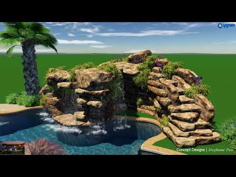 Waterfall Grotto, with Incredible Pool Build