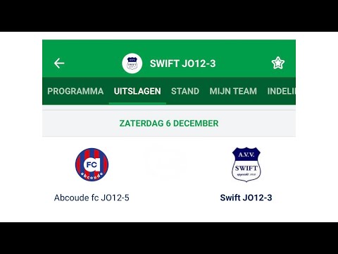 Abcoude FC vs AVV Swift