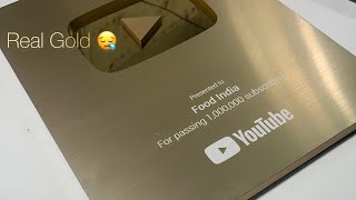 YouTube Gold play Button  🏆