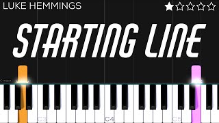 Luke Hemmings - Starting Line | EASY Piano Tutorial