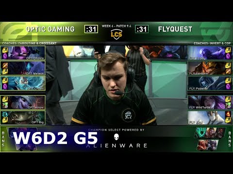 OPT vs FLY | S9 LCS Spring 2019 Week 6 Day 2 | OpTic Gaming vs FlyQuest W6D2
