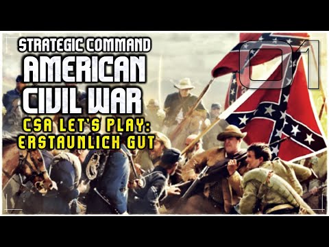 Strategic Command American Civil War Deutsch 🔵 Konföderation / CSA Angespielt (1861)  [Live]