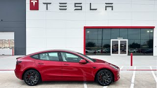 2023 Tesla Model 3 Performance - Delivery Day