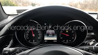 Mercedes Benz GLC300 check engine light