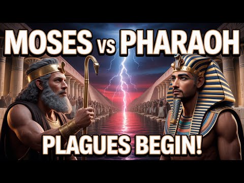 Exodus Chapter 7 Explained (Moses vs Pharaoh: Divine Miracles and Egyptian Plagues Unleashed)