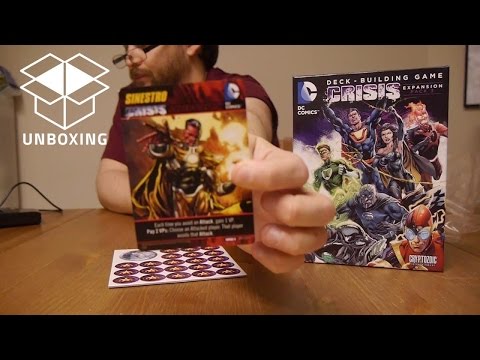 Unboxing: DC Comics Deck Building Game: Crisis Expansion Pack 3