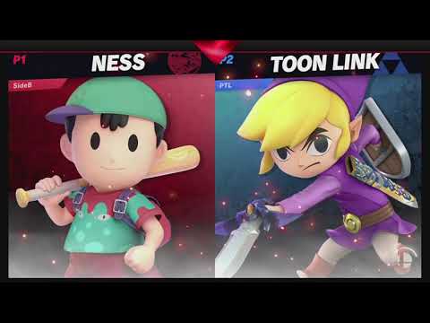 SideB (Ness) vs PTL (Toon Link) - Winner's Round 3 - Smash Fight Club @ CBC 4/24/2019