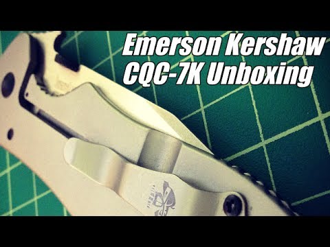 Emerson Kershaw Cqc-7K - Unboxing - TheSmokinape