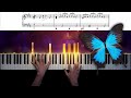 JVKE This Is What Falling In Love Feels Like Piano Cover Sheet Music