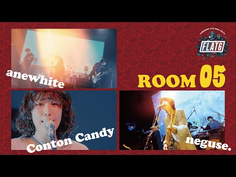 F L A T 6【ROOM05】LIVE ACT：anewhite / Conton Candy / neguse.　🔈Streaming Live from TOKYO