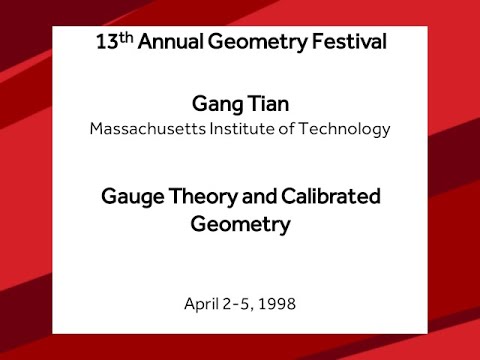 Gauge Theory and Calibrated Geometry - Gang Tian