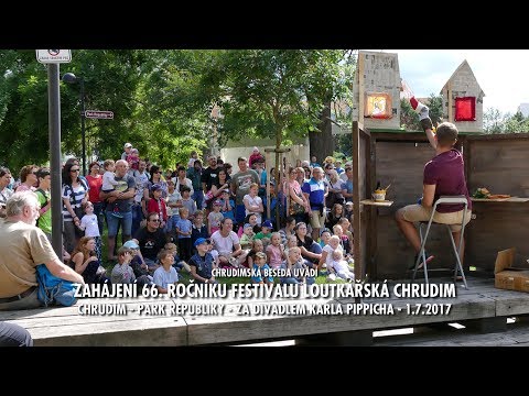 66. loutkářská Chrudim - zahájení - štrúdl - 1.7.2017