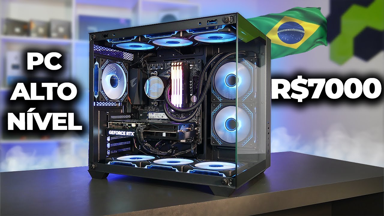PC GAMER INSANO DE R$7000 PARA RODAR JOGOS NO ULTRA! JÁ MONTADO NO BRASIL (COM TESTES) 2024