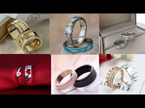 Couples Wedding or Engagement Rings Designs | Beautiful Couples Rings | Aneela's Fashion