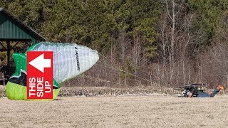 Paramotor Faceplants and Fly-Ins