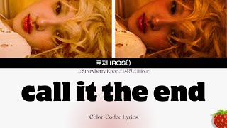 Download lagu 1시간-로제(ROSÉ) - call it the end(2024.12.6.)-가사(Lyrics) mp3