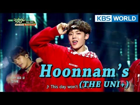 Hoonnam’s (THE UNI+) -  ALL DAY [Music Bank Special Stage / 2018.01.19]