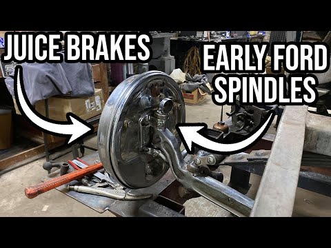 How To Add Juice Brakes To Early Ford Spindles - It's SUPER Easy!!!