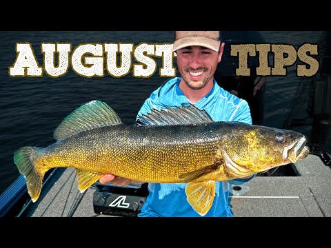Top 5 August Walleye Tips (Dog Days of Summer)