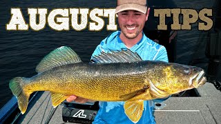 Top 5 August Walleye Tips (Dog Days of Summer)