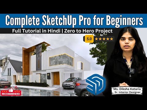 SketchUp Full Course for Beginners Interior Exterior Design with Enscape 6 Hour Masterclass
