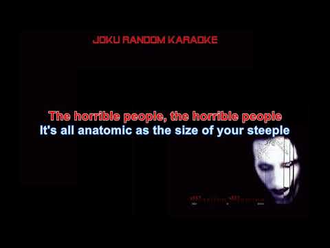 Marilyn Manson - The Beautiful People [Karaoke]