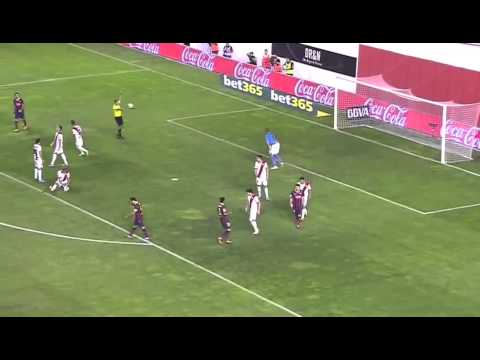 Rayo Vallecano   Barcelona Highlights HD 21 09 2013