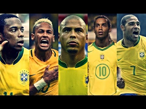 Neymar,Ronaldo,Dinho,Robinho,Adriano | Crazy Samba Skills Show  HD