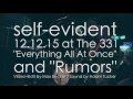 Self-Evident live - Everything All At Once and Rumors - melodic Math Rock with vocals
