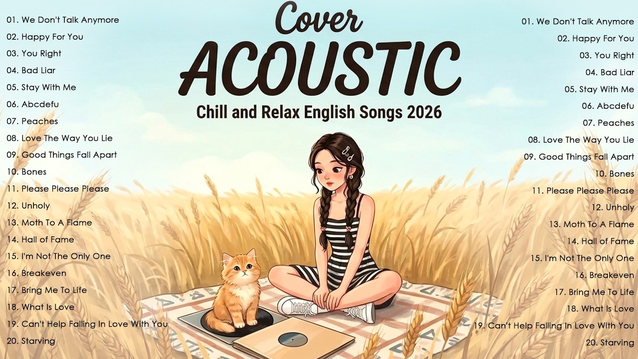 20 acoustic songs with lyrics 2026 to romanticize your slow living