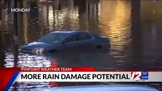 RI, Mass. brace for more rain after damaging floods