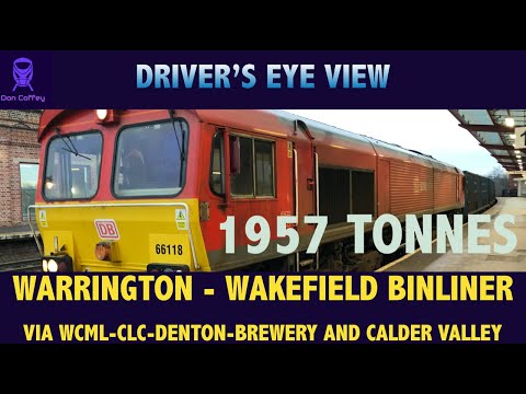 1957 TONNES - Class 66 - Warrington BQ to Wakefield