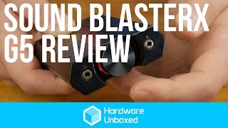 Creative Sound BlasterX G5 (70SB170000000) - відео 2